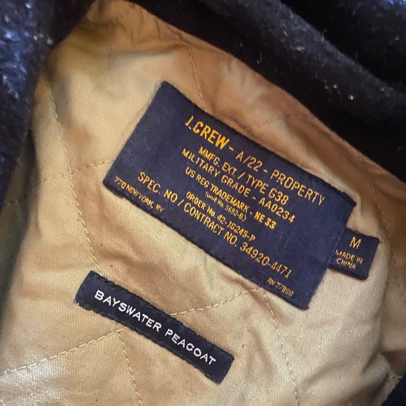 J. Crew Military Grade Pea Coat - Picture 2 of 3
